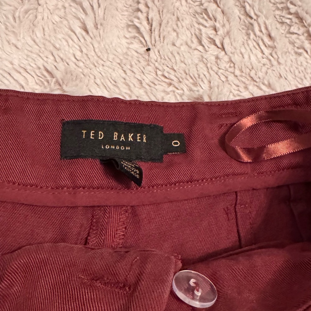 Ted Baker Deep Red Chinos - Picture 2 of 7